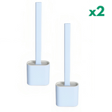 Flexible Silicone Toilet Brush Set