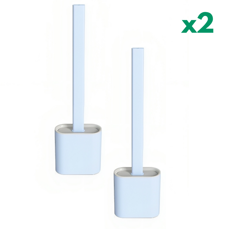 Flexible Silicone Toilet Brush Set